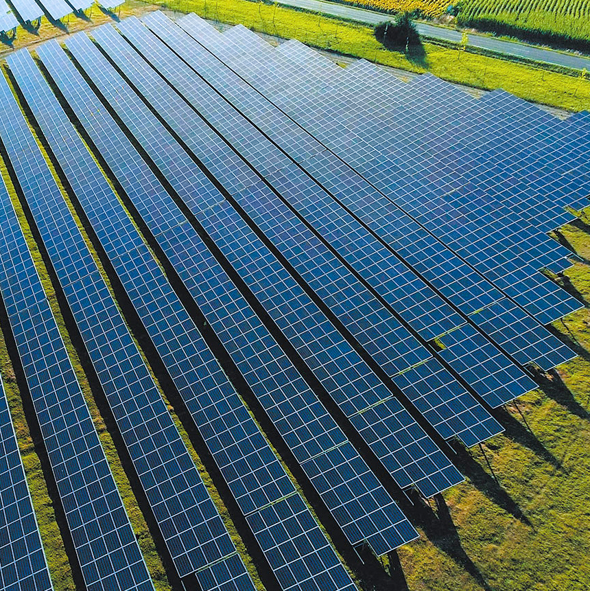 Centrale photovoltaïque au sol en France