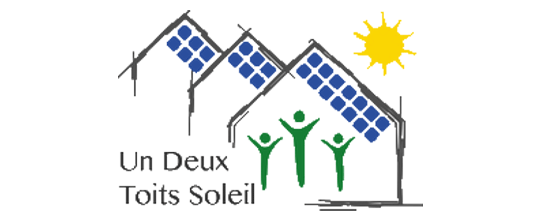 Logo du collectif citoyen Un deux toits soleil